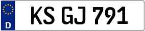 Truck License Plate